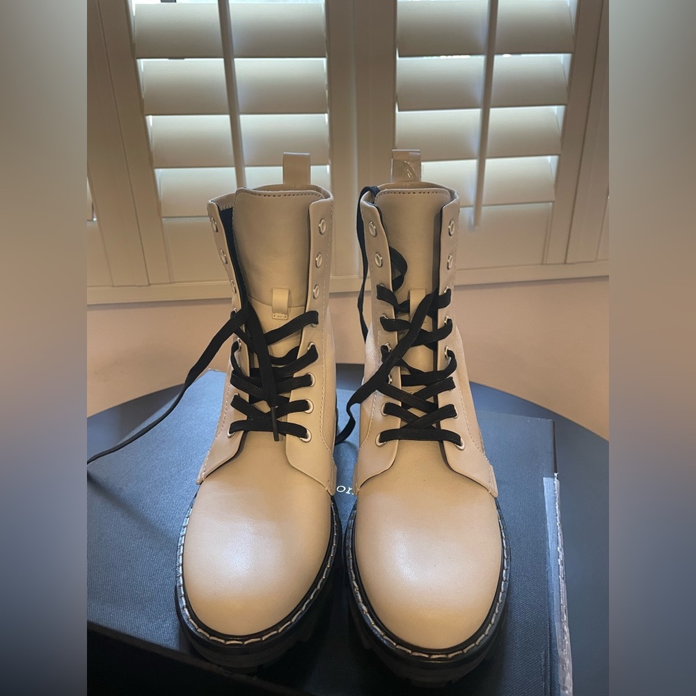 Ray & Bone Leather Combat Boots
